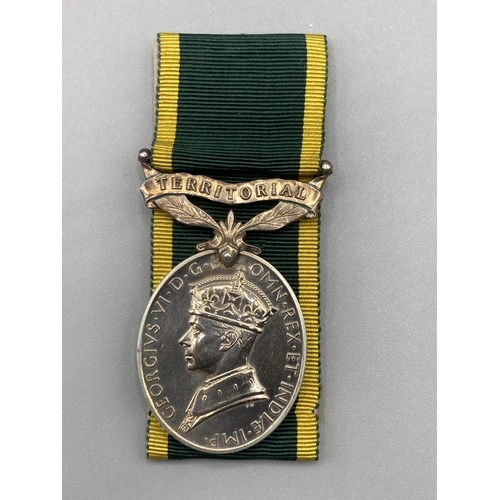 1057 - Territorial Efficiency Medal to 2983995 Corporal J. Wilson, Argyll & Sutherland Highlanders