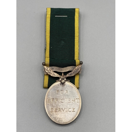 1080 - Territorial Efficiency Medal to 2970655 Private J. Moore, 9th Battalion Argyll and Sutherland Highla... 