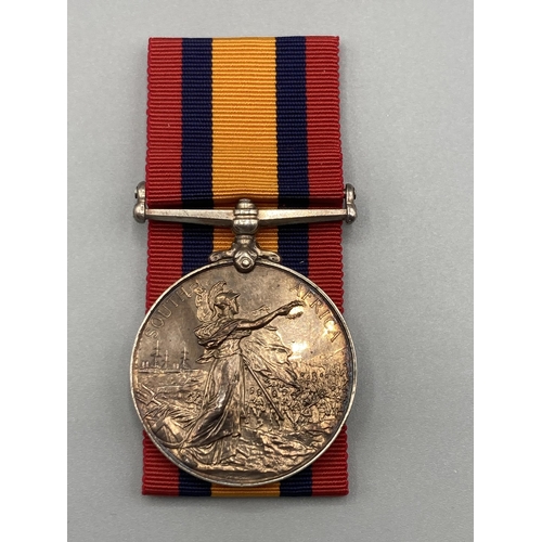 1089 - Queen's South Africa Medal, no clasp to 5217 Pte. J. Cassidy, Argyll & Sutherland Highlanders