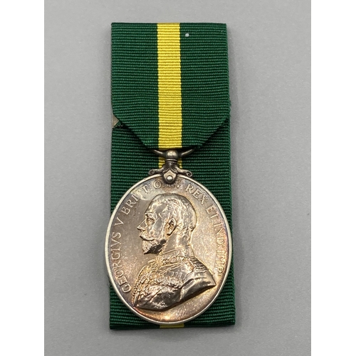 1098 - Territorial Efficiency Medal to 1403 Corporal John Campbell, 5th Argyll & Sutherland Highlanders. Se... 