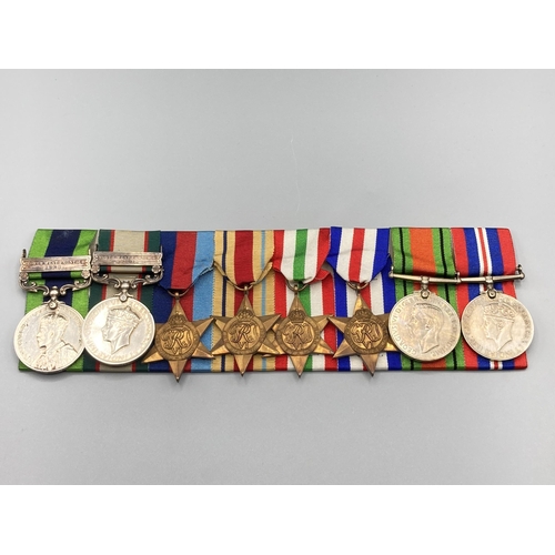 1147 - Eight; India General Service Medal with North West Frontier 1933 clasp, India General Service Medal ... 