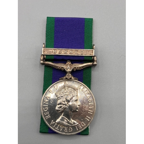 1220 - General Service Medal with Borneo clasp to 24008819 Pte. P. O'Neill, Argyll & Sutherland Highlanders