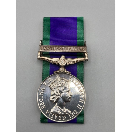 1221 - General Service Medal with Northern Ireland clasp to 25127719 Pte. A.B. Beattie, Argyll & Sutherland... 