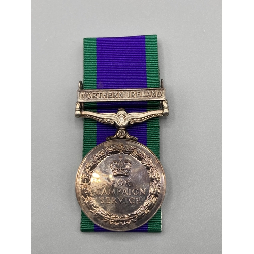 1221 - General Service Medal with Northern Ireland clasp to 25127719 Pte. A.B. Beattie, Argyll & Sutherland... 