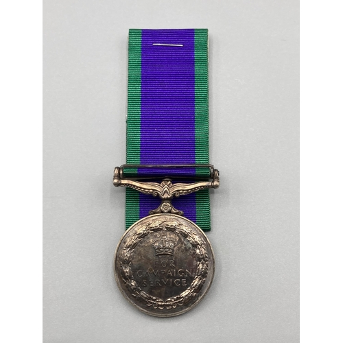 1222 - General Service Medal with Borneo clasp to 23683512 Lance Corporal T. O'Rourke, Argyll & Sutherland ... 