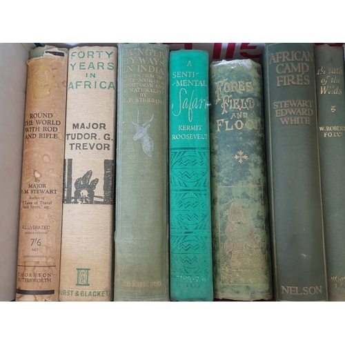 1029 - Ten Volumes on Big Game Hunting to include; 'Thormanby' 'Kings of the Rod, Rifle and Gun' Volumes 1 ... 