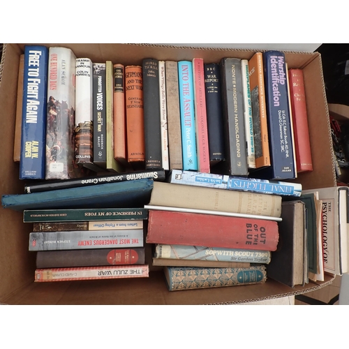 1037 - Two boxes of Books-Military and Warfare