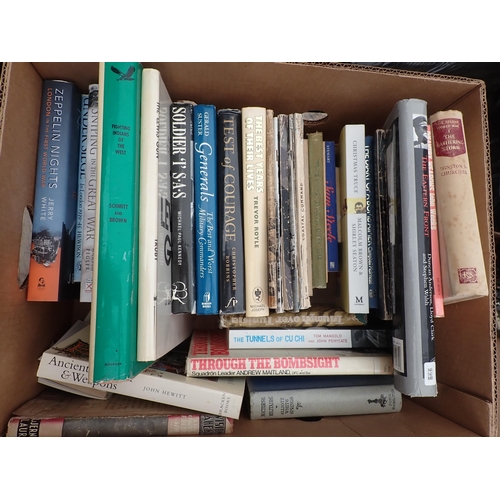 1040 - Two boxes of Books on Military History and Warfare