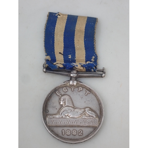 1151 - An Egypt and Sudan 1882-89 Medal to 25410 Gunner J. Julian 6/1st Sco. Division, Royal Artillery.