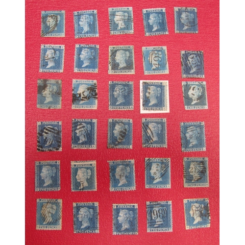 250 - A Stamp Selection, contained in two stock albums, principally GB QV-QEII, mint/used, with 11 Penny B... 