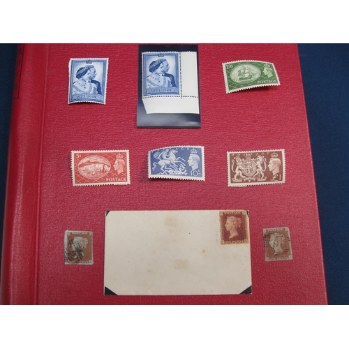 250 - A Stamp Selection, contained in two stock albums, principally GB QV-QEII, mint/used, with 11 Penny B... 