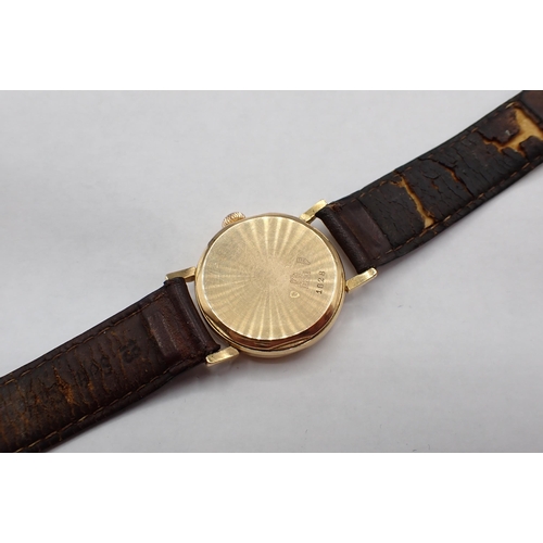 92 - A gentleman's New Ardath Incabloc Wristwatch the copper coloured dial with roman numerals at quarter... 