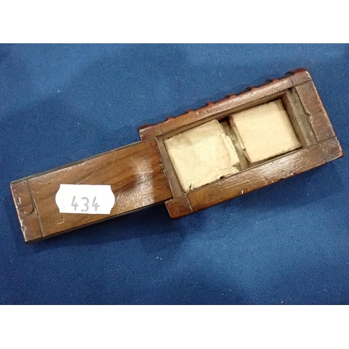 434 - A Collection of eleven rectangular wooden Snuff Boxes including a chip-carved rounded rectangular Bo... 