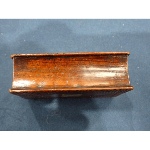 434 - A Collection of eleven rectangular wooden Snuff Boxes including a chip-carved rounded rectangular Bo... 