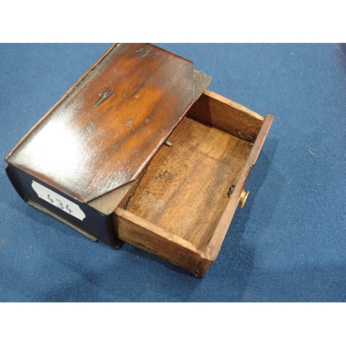 434 - A Collection of eleven rectangular wooden Snuff Boxes including a chip-carved rounded rectangular Bo... 