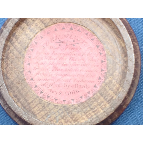 436 - A Collection of six circular Snuff Boxes including an oak engine turned Box, the interior inscribed ... 