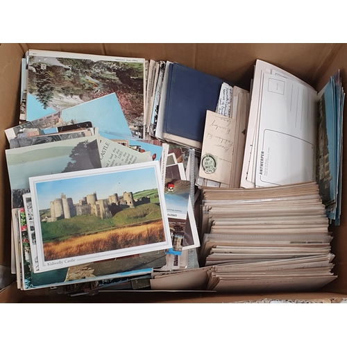 270 - Two Albums of Postcard, one mainly French late 19th and early 20th Century interest, the other with ... 