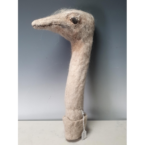 290 - A felt Ostrich Neck Puppet