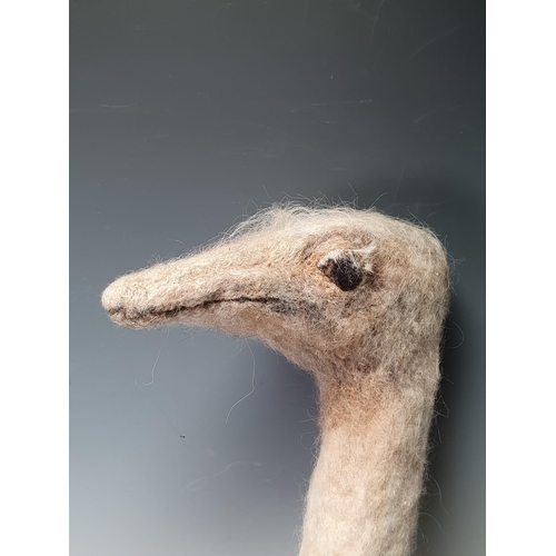 290 - A felt Ostrich Neck Puppet