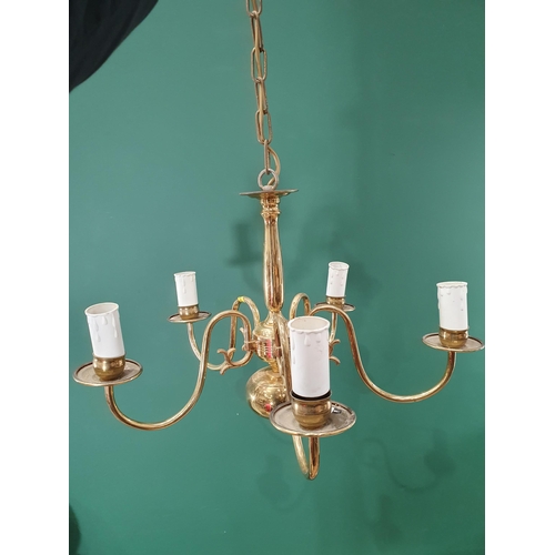 556 - A Club Fender with leather button upholstered seat with brass rails and oak base 7ft 10in L x 1ft 8i... 