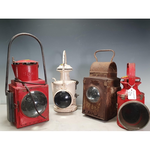 657 - Four Railway Lamps