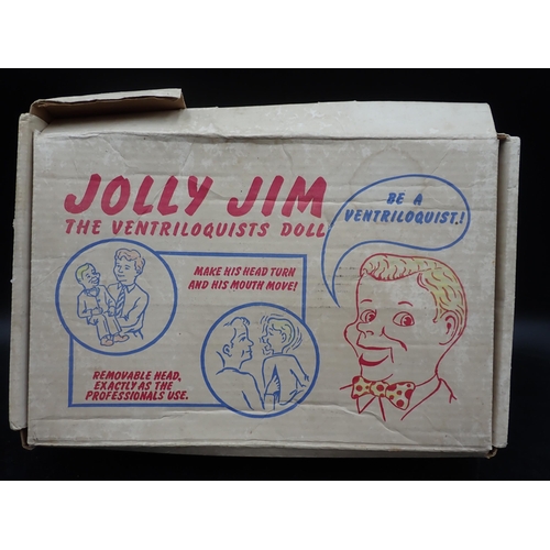 87 - A Jolly Jim Ventriloguists Doll, in original box