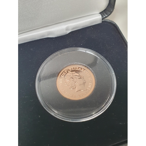 225 - 2018 Proof Gold Sovereign, Boxed.