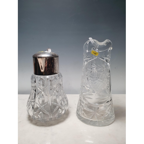 361 - A cut glass Jug and a Lemonade Jug