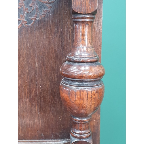 223 - A 1920's oak Mirror back Sideboard 5ft 3