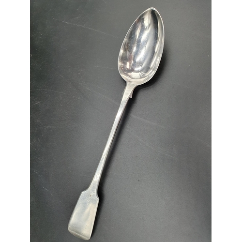 129 - A Wm IV silver Basting Spoon, fiddle pattern, London 1836