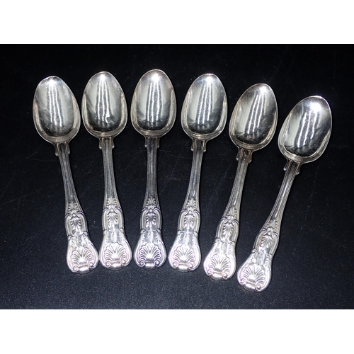 149 - A Set of George IV silver Cutlery, Kings pattern, for six persons, London 1829, maker: Robert Hennel... 