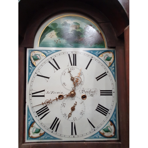 221 - A mahogany cased Long Case Clock 