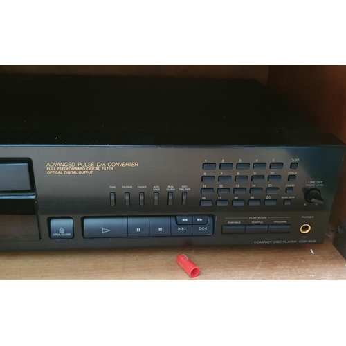 23 - A Pioneer PL-12D Belt Drive Turntable, a Rotel RD-500 Stereo Cassette Tape Deck, a Rotel RA-610 Soli... 