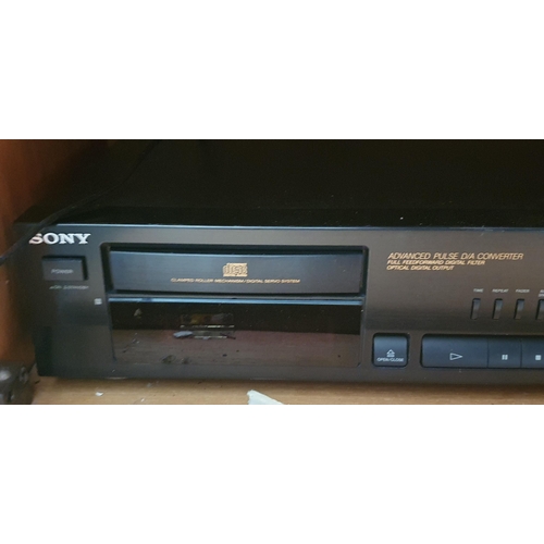 23 - A Pioneer PL-12D Belt Drive Turntable, a Rotel RD-500 Stereo Cassette Tape Deck, a Rotel RA-610 Soli... 