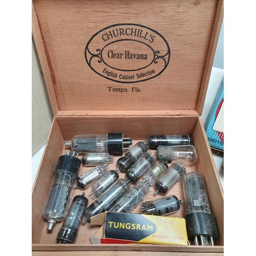 238 - A box of assorted vintage Radio Valves.