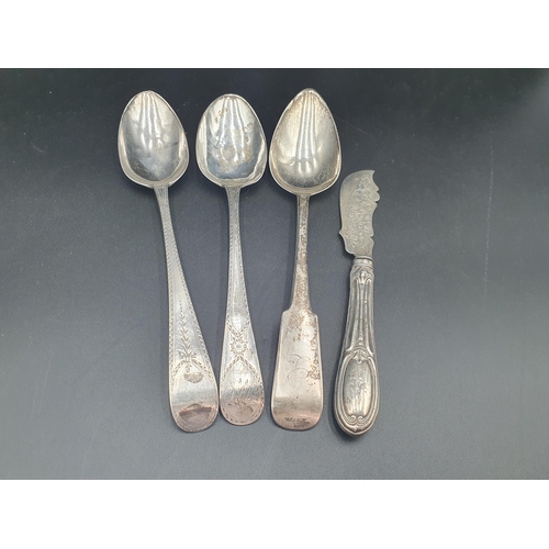 English silver table spoon