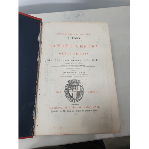 394 - Burke's 'Landed Gentry of Great Britain 1900', A/F