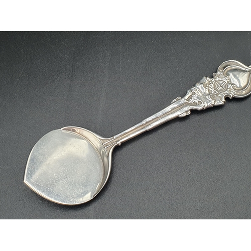 41 - An Edward VII silver Apostle Spoon, London 1903, and a Rifle Club Spoon, Sheffield 1908