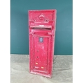 A cast iron wall mount G.R Letter Box/Post Box with front and rear ...