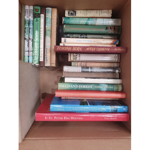 470 - Four boxes of Books; Ornithology, Natural History, Wildfowling, Country Interest, etc.