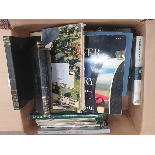 754 - Three boxes of Books on Aircraft and Cars