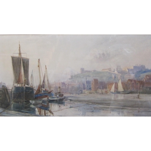 417 - JOHN FRANCIS RENNIE. Whitby, signed and dated 1906, watercolour, 14½ x 27in