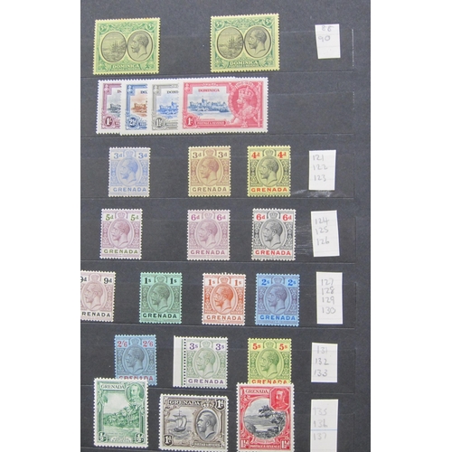 402 - A British Commonwealth mint stamp selection (with interest  in the West Indies, Morocco Agencies, Un... 