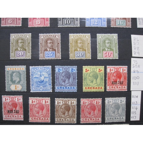 402 - A British Commonwealth mint stamp selection (with interest  in the West Indies, Morocco Agencies, Un... 