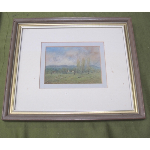 426 - RICHARD MATHER. Westhope Common, Herefordshire; and Across the Fields, Weobley, signed and dated 198... 