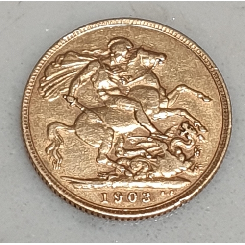 275 - Edward VII 1903 gold Sovereign