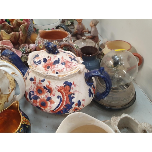 314 - Ceramics and glassware including Decanter and stopper, Vases, Jugs, Tureens, Ornaments, Teapots, etc... 