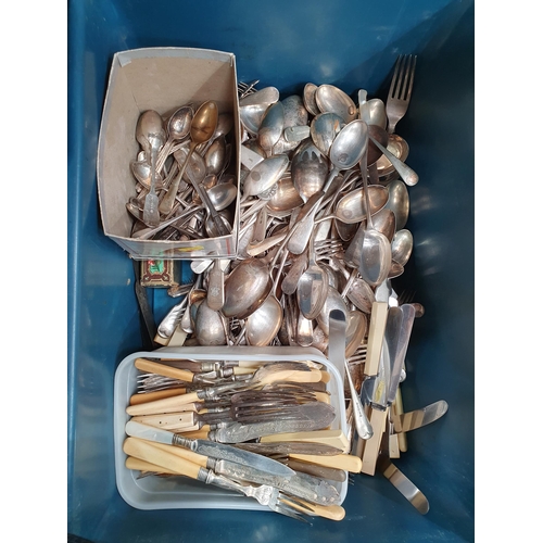 369 - A large quantity of Plated Cutlery.