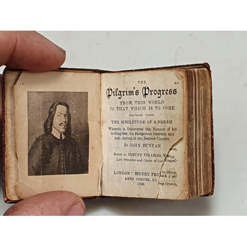 809 - A miniature Volume of John Bunyan's 'A Pilgrim's Progress', published 1896