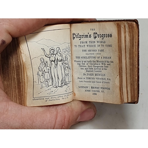 809 - A miniature Volume of John Bunyan's 'A Pilgrim's Progress', published 1896